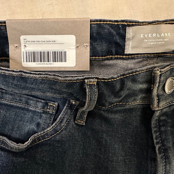 Everlane The Original Curvy Cheeky Jean, Size 30, NWT - Picture 5 of 5